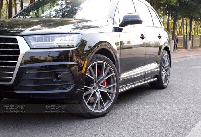 新款奥迪q7加规改装案例22寸sq7轮毂科技配置升级