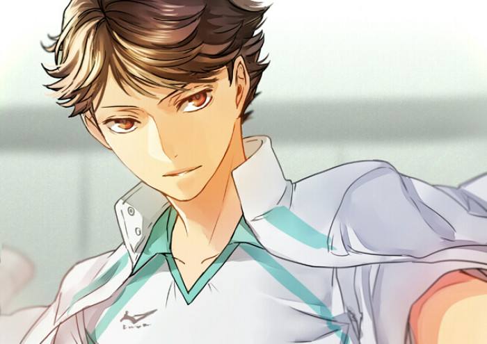 及川彻《排球少年》及川是青叶城西高校3年级学生,也是排球部主将,超