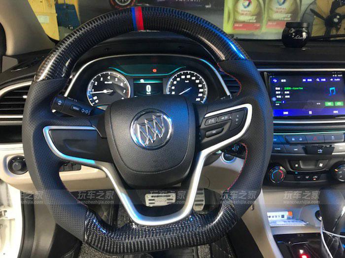 别克英朗改装18款中网 绞牙避震装车