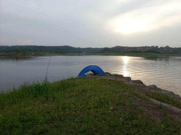 因此,在选择钓位时要选择水域的"铧尖",洄水湾处.