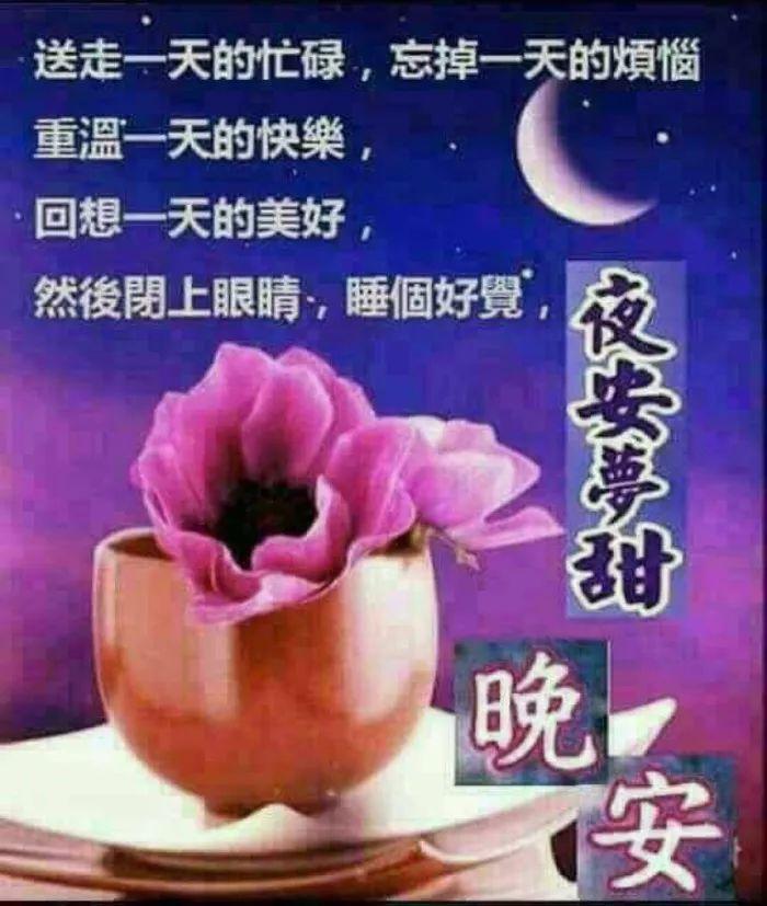 晚安祝福语语文字大全