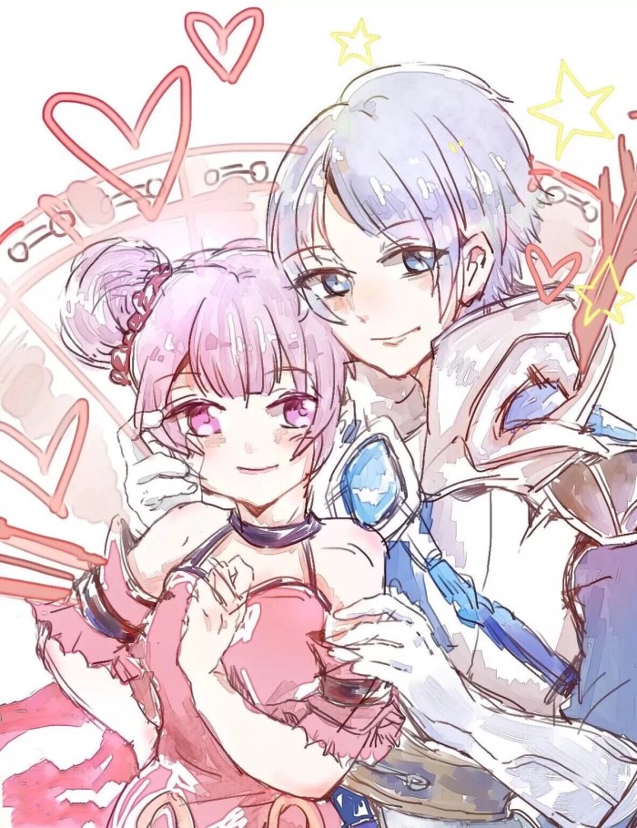 诸葛亮坐在小乔旁边等小乔做完作业可小乔不会做于是就