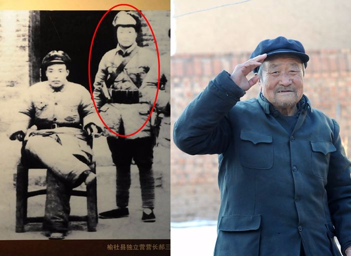 "1月12日,山西晋中榆社县桃阳村90岁的郝志全眼巴巴地望向外面,他盼望