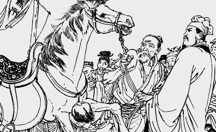 秦琼穷困潦倒，被迫卖掉黄骠马，马市上无人识货，只有他是伯乐秦琼骠马伯乐新浪新闻 