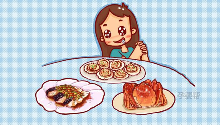 4类哺乳期妈妈吃海鲜,小心宝宝患湿疹