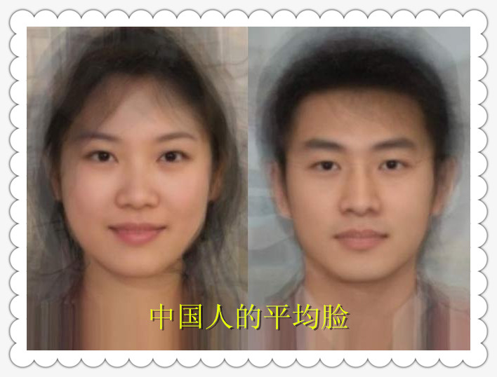 我个人认为,平均脸确实具有各国人典型的脸部特征.