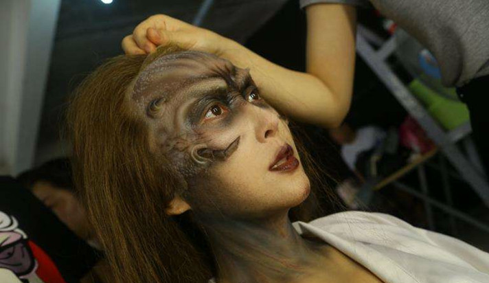 5个版本的蜘蛛精图1的吓人图2的最美图4像顶一把干草