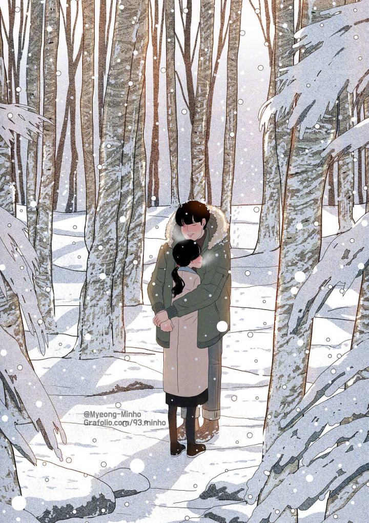 暖心by韩国插画师myeongminho