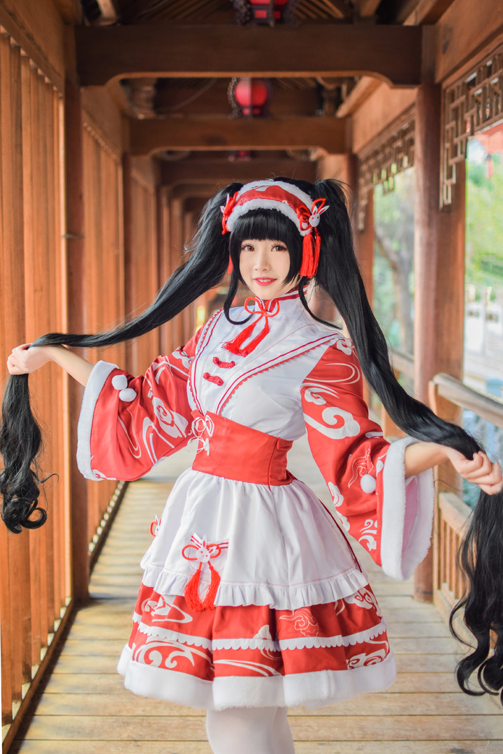 奇迹暖暖元宵节cosplay