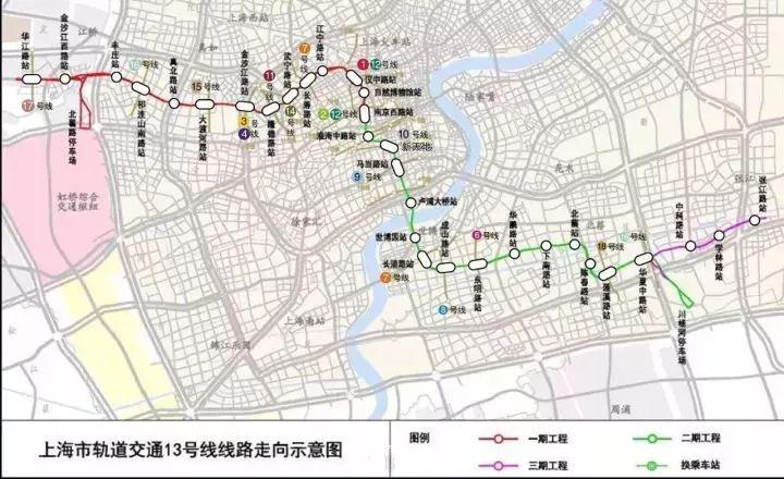 也将加入上海地铁线路的大家庭中5号线南延伸段和13号线二期,三期今年