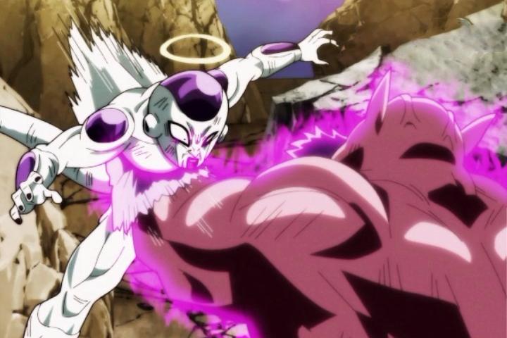 龙珠超:新破坏神托破一拳把弗利萨肚子打穿了?实力差距太大!