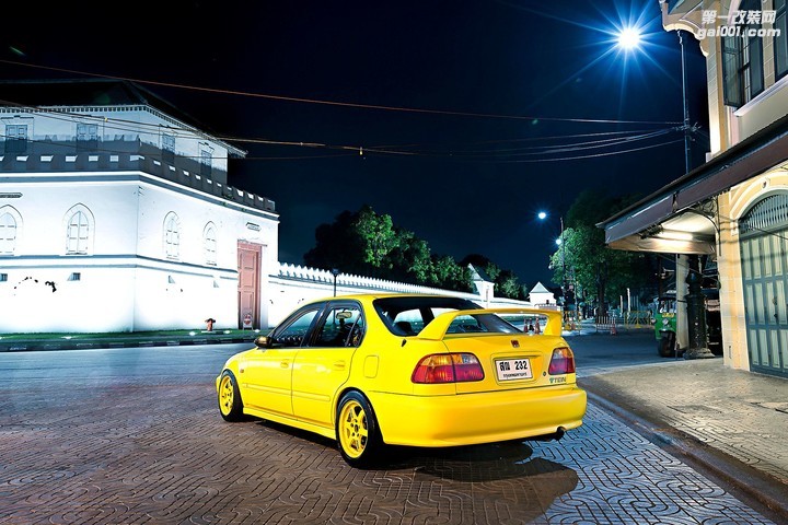 k24驱动的四门轿车1996本田思域