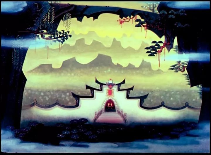 在《大闹天宫》的场景上,摄影师也动了很多脑筋.
