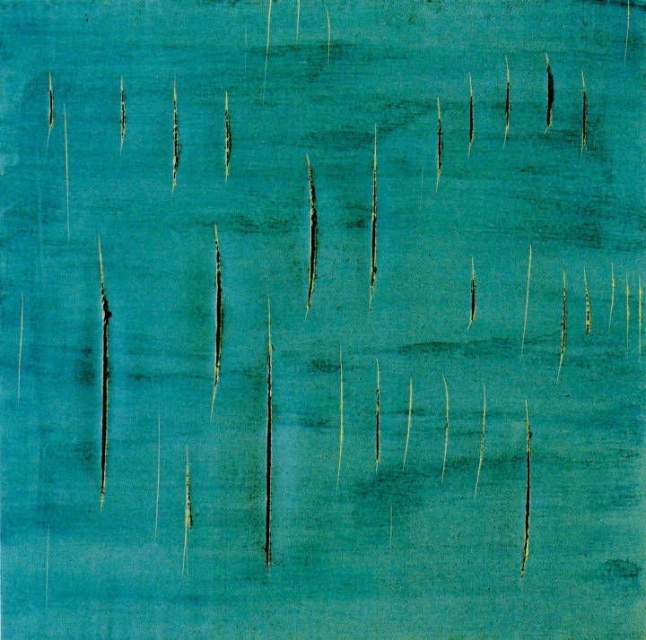 "破坏性" lucio fontana1899 - 1968阿根廷艺术家-画家