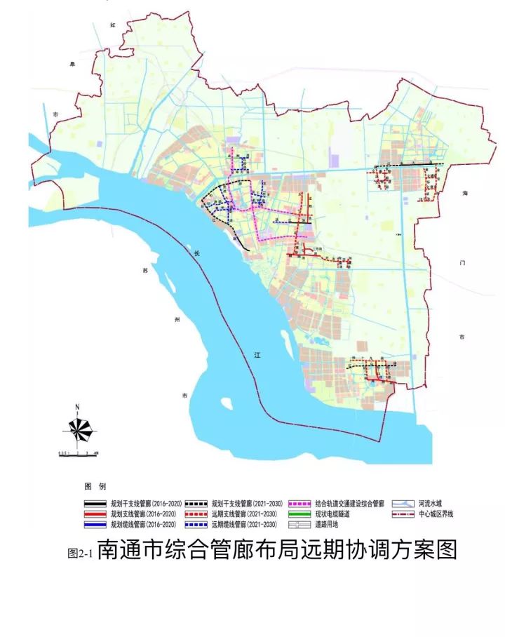 南通市综合管廊重点围绕以中央创新区作为示范区域,全面带动苏通科技