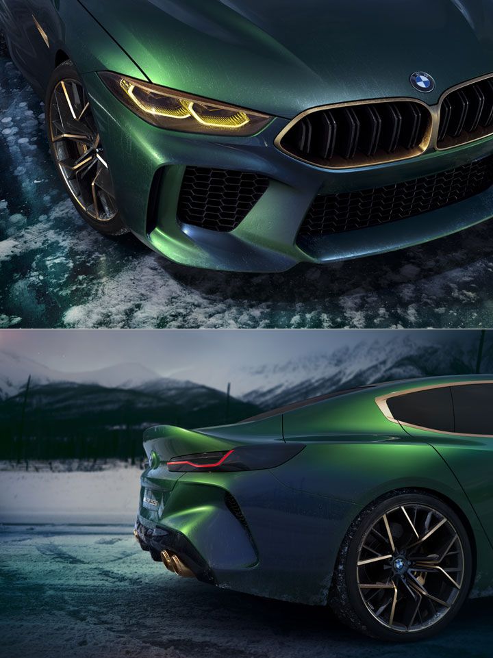 瞄准amg gt 4-door coupé,宝马亮相concept m8
