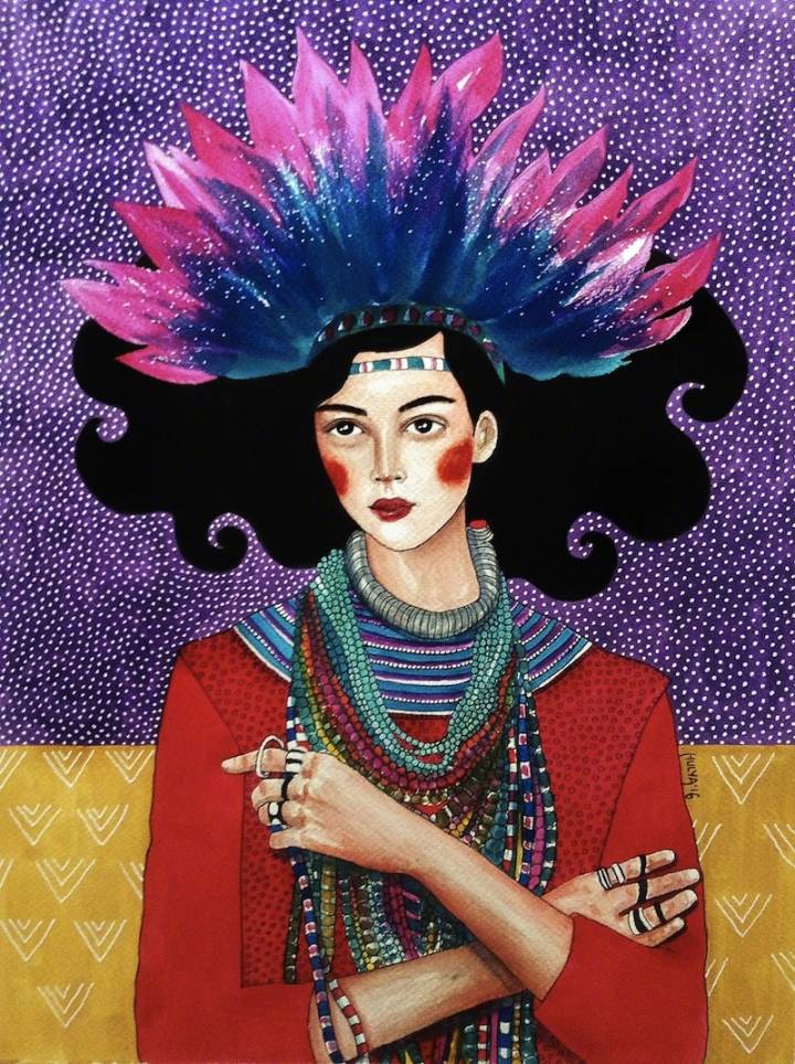 土耳其艺术家 hulya ozdemir 绘画作品