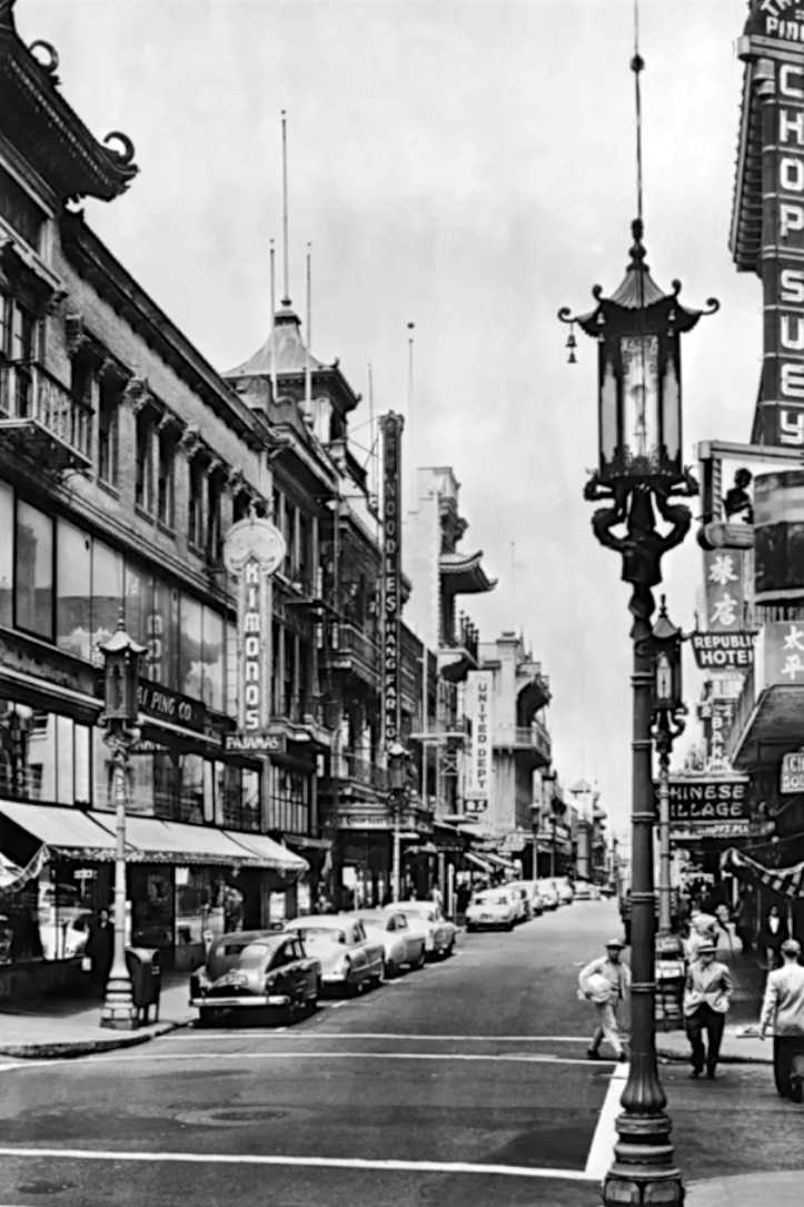 三十年代的旧金山唐人街 宛然一个小中国