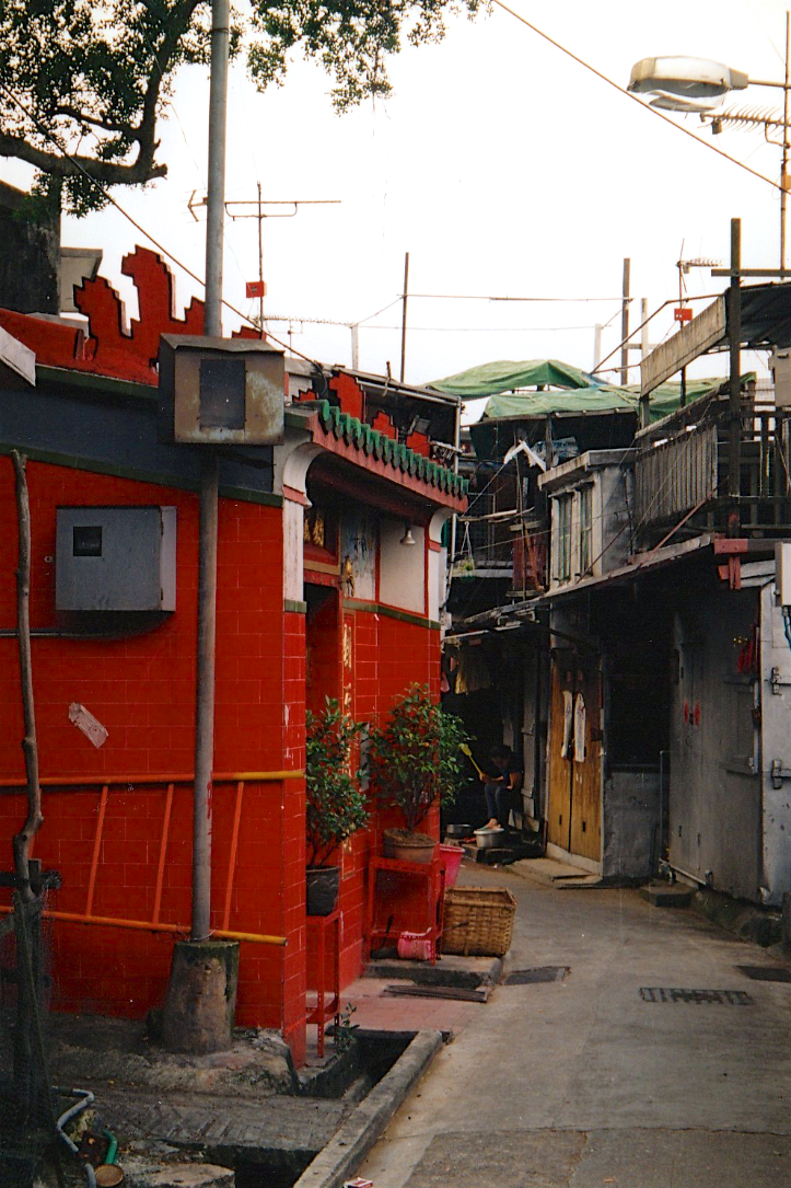 悠闲的小渔村九十年代的香港大澳