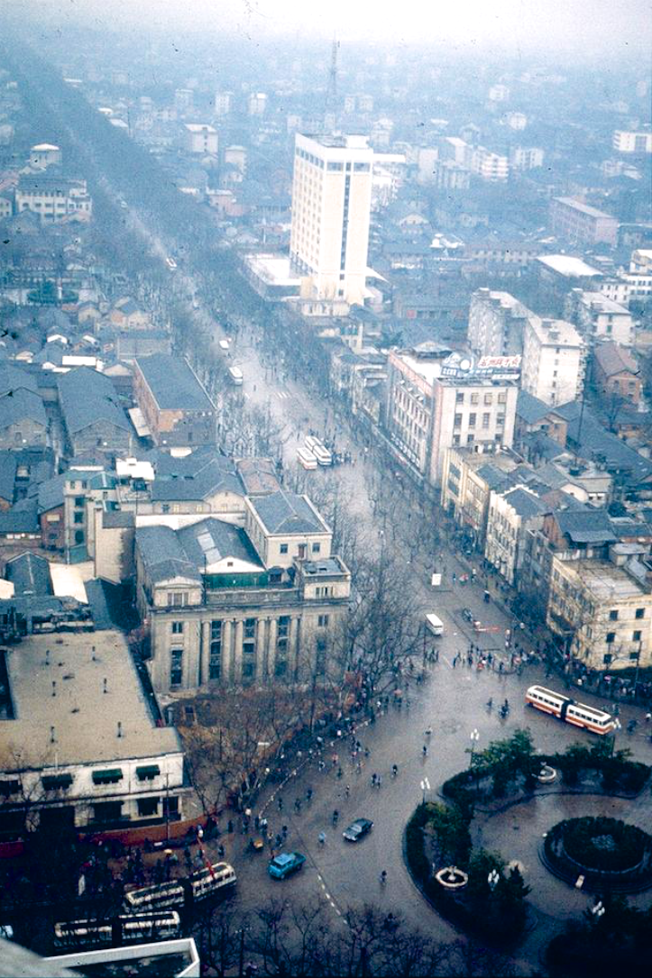 老照片三十五年前的江苏省会南京市