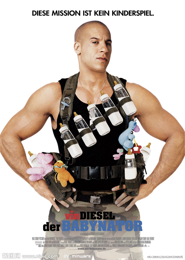 《神勇奶爸》范迪塞尔不一样的奶爸生活!