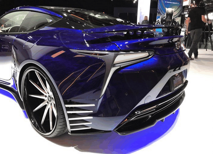 雷克萨斯lc 500黑豹特别版:据悉,《黑豹》(black panther)是漫威电影