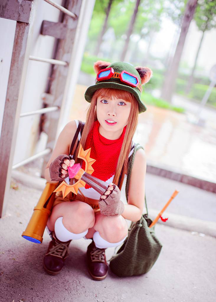LOL提莫cosplay,提莫队长正在待命