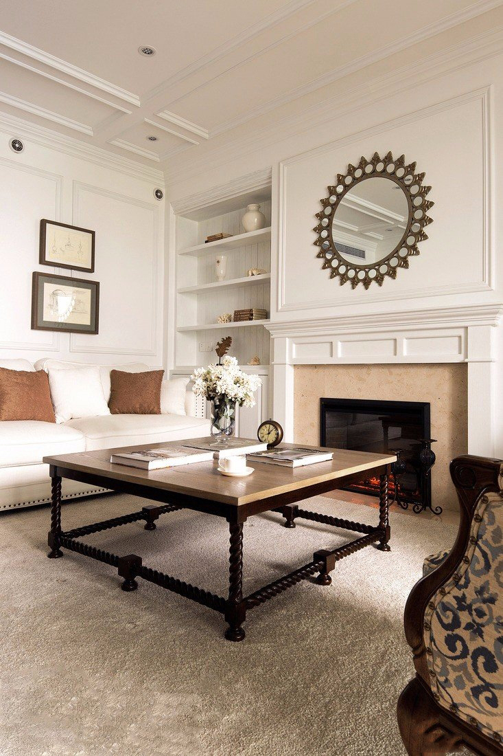 136㎡休闲美式风格,暖色调,如沐春风!