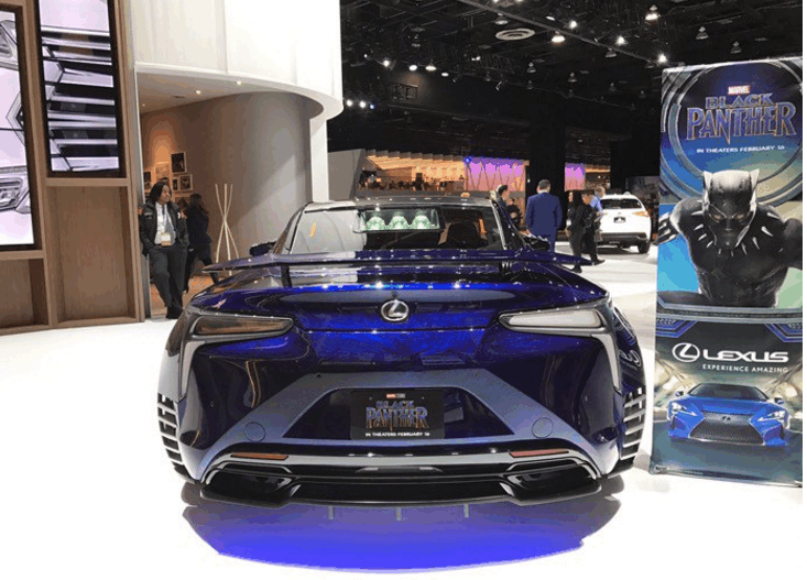 雷克萨斯lc 500黑豹特别版:据悉,《黑豹》(black panther)是漫威电影