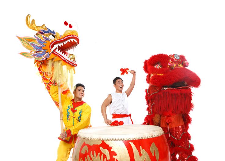 中国民族传统民俗文化活动之一:舞龙舞狮