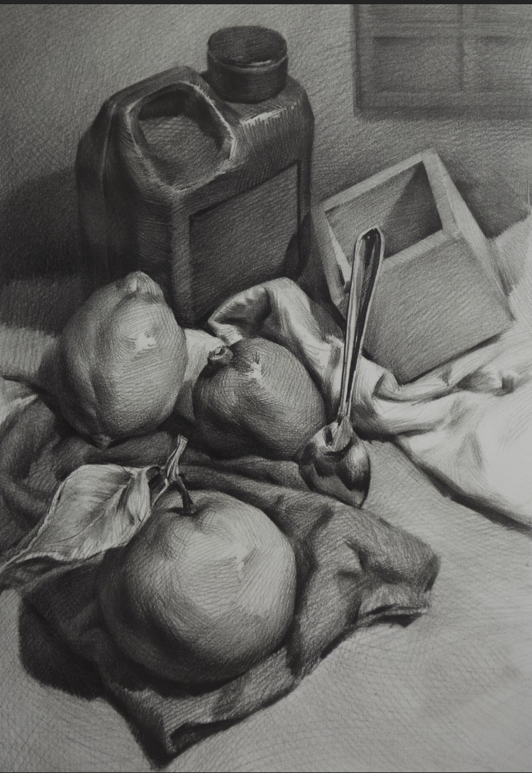 生活类素描静物