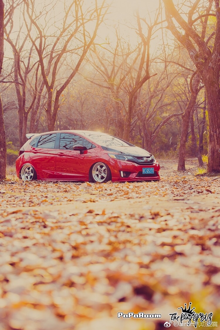 "性感小超跑"本田飞度gk5爱上气动低姿态