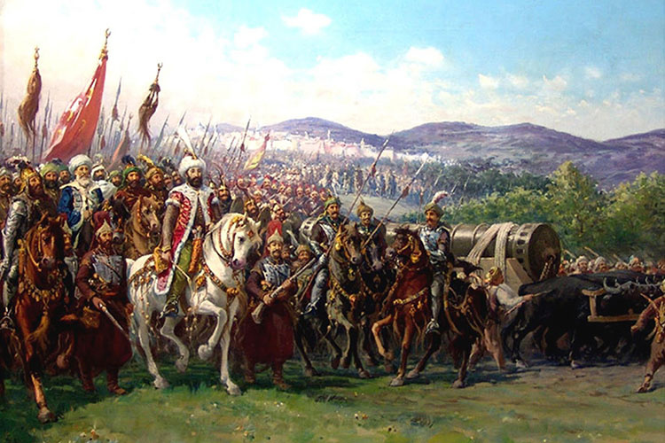 图3-奥斯曼帝国军队野外行军图