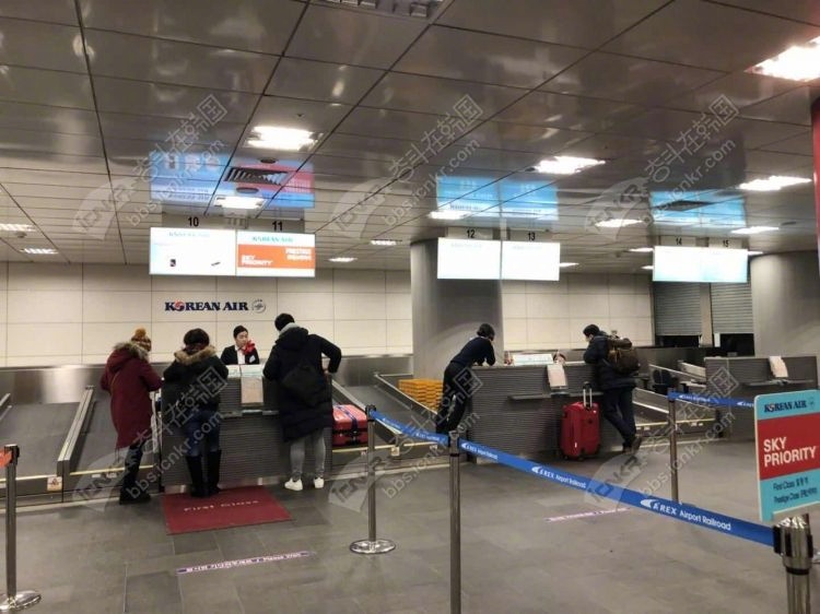 韩国都心机场办理登记手续托运行李经验分享
