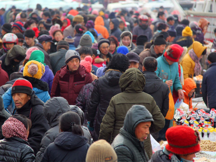 张图看东北农村年货大集,不是东北人绝对看不懂