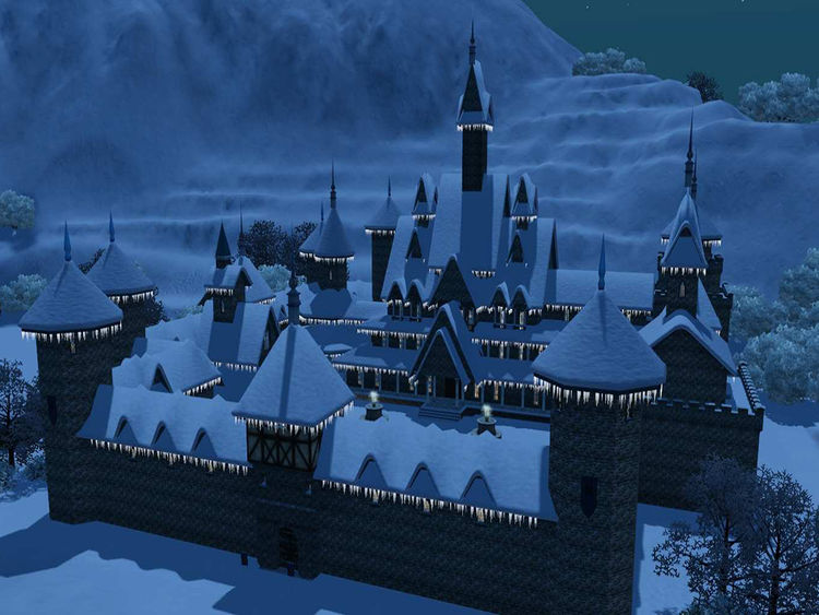 犹如《冰雪奇缘》中的冰雪宫殿,颇为魔幻