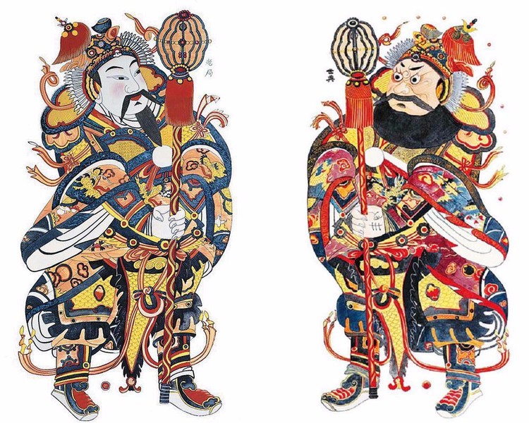 九张门神图片你最多见过三张最后一个你肯定没见过