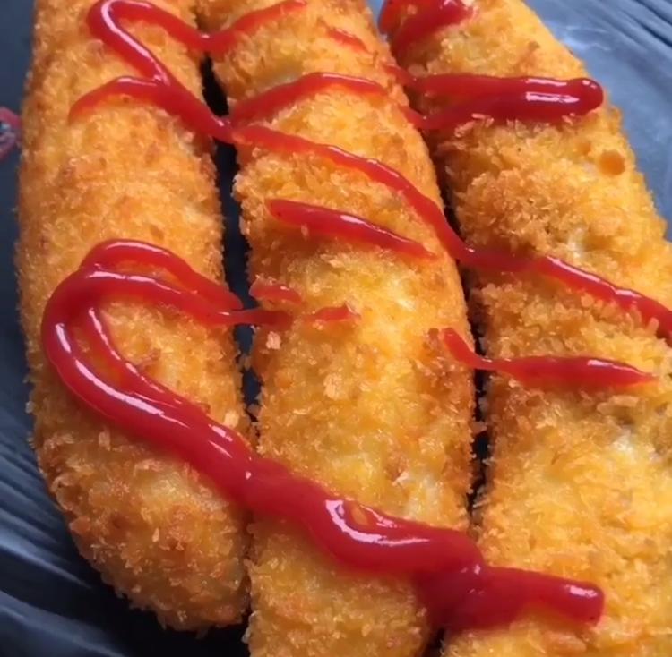 脆皮香蕉教程, 儿子一次要吃上三根, 方法给你了