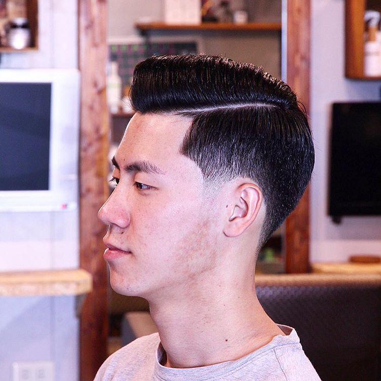 两侧铲青渐变,这样的发型最受男生欢迎