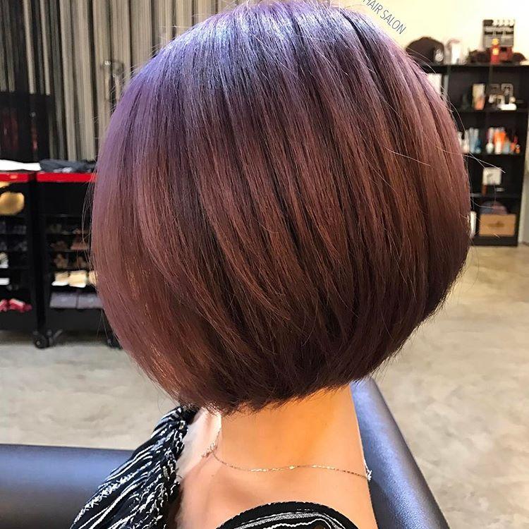 波波头发型搭配这样的颜色,今年最流行