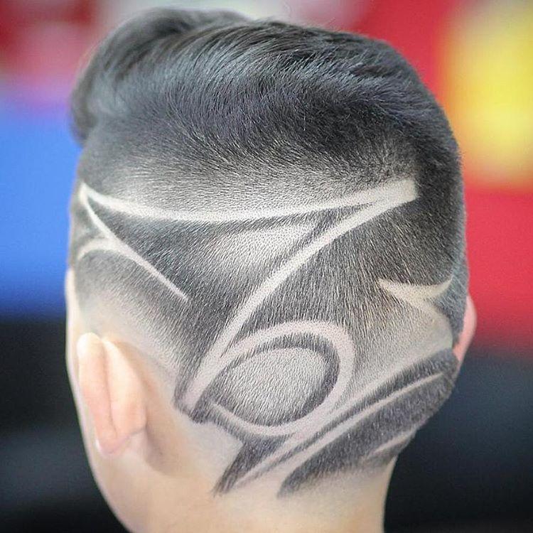 男生雕刻发型,最后一个最有型