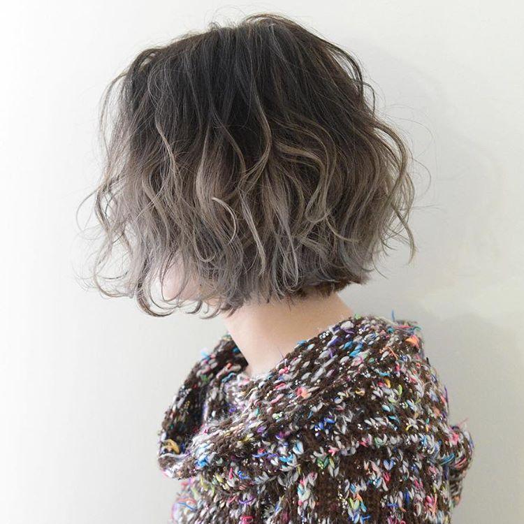 剪了波波头这样烫,最好看