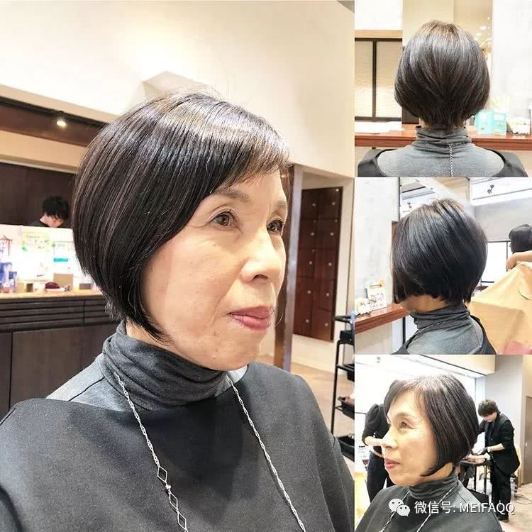 中老年生活发型这样剪高贵优雅