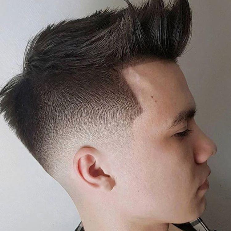 复古渐变铲青型男必备的发型