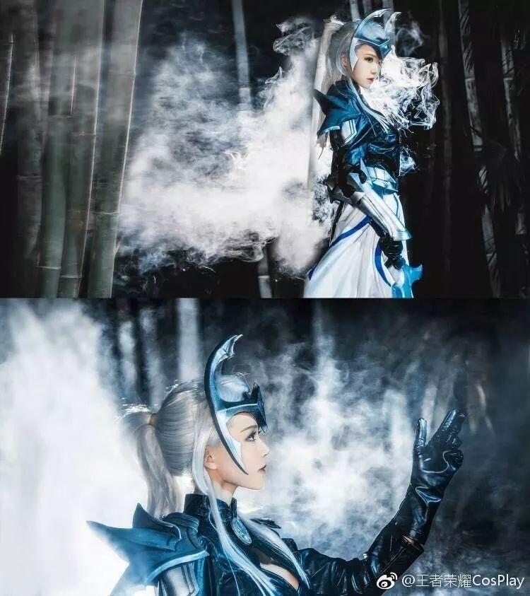 王者荣耀露娜cosplay感觉这个原型比紫霞仙子效果要好