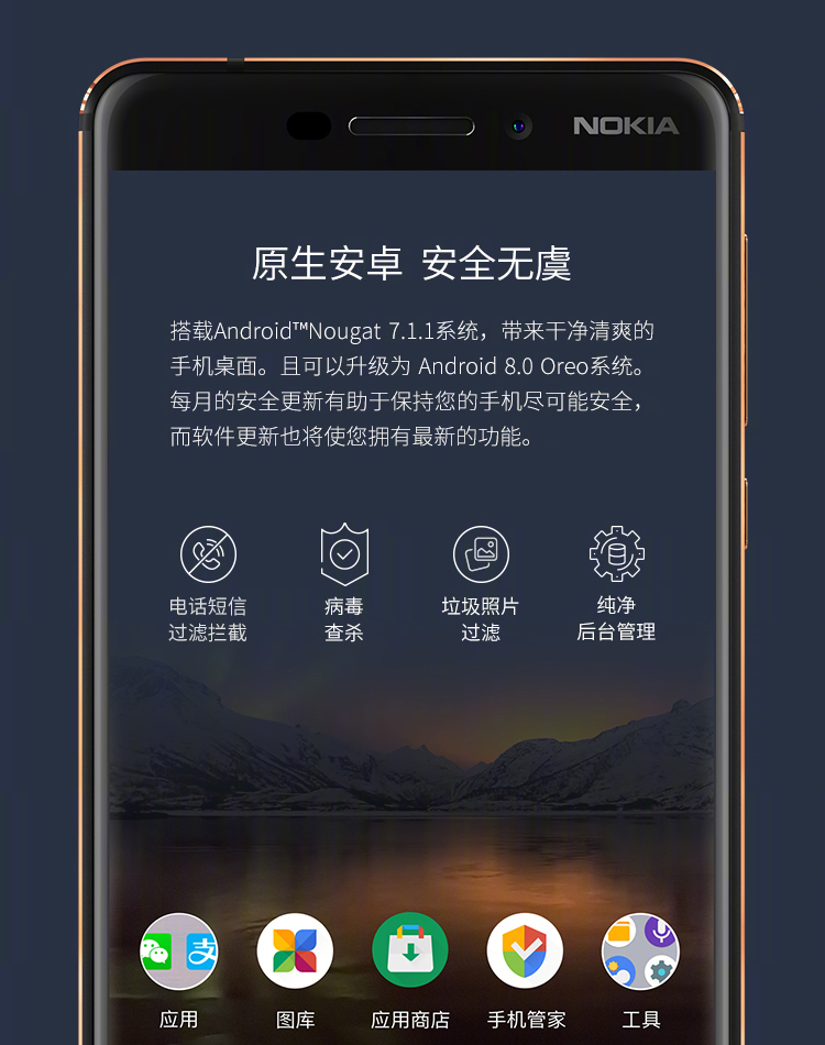 诺基亚发布2018年首款手机新一代诺基亚6,售价1499元