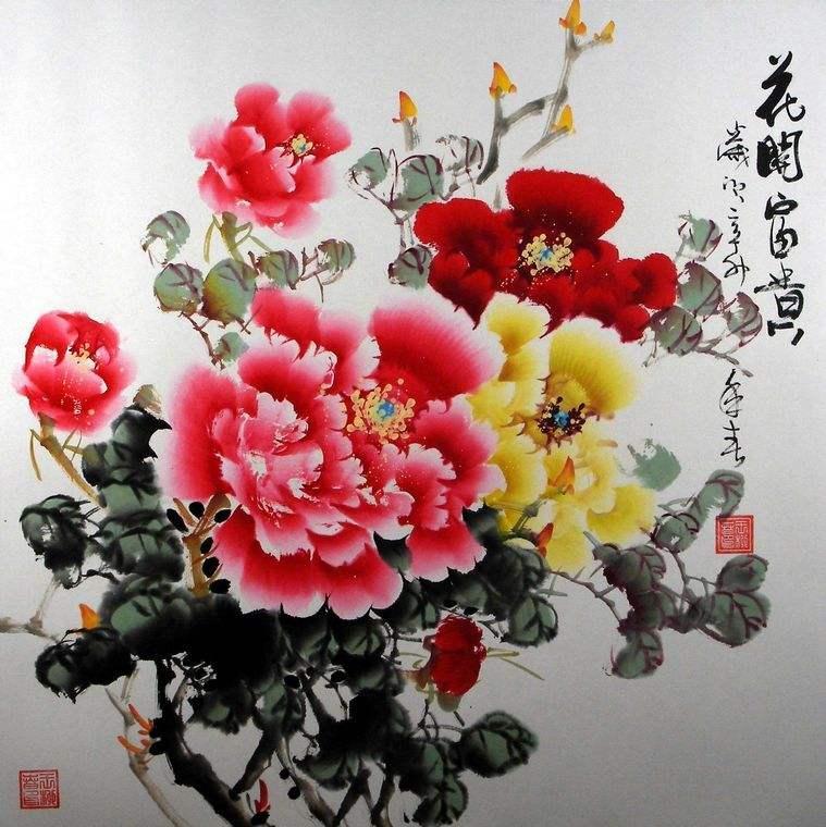 家中挂这3种风水花鸟画招财旺宅|风水|风水画|牡丹_新浪网