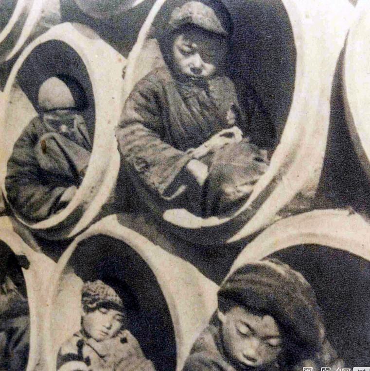 抗战时街头的流浪儿童:管道也能成为"胶囊房"