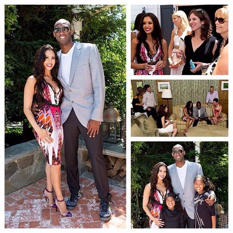 科比与妻子瓦妮莎的幸福时光陪他走过职业生涯每个瞬间