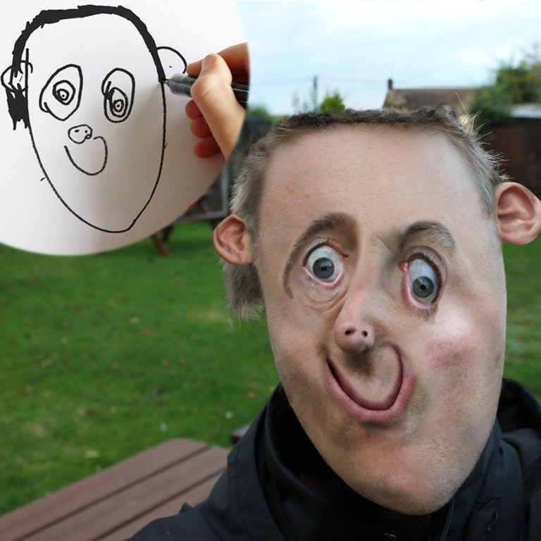 当萌萌哒儿童涂鸦变为现实,竟如此诡异!